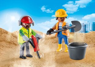 70272 PLAYMOBIL® DuoPack Ehitajad hind ja info | Klotsid ja konstruktorid | kaup24.ee