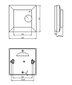 Pinnapealne termostaat C 101 koos põranda temperatuuri anduriga 16A; 3600W; 230V hind ja info | Põrandaküte | kaup24.ee