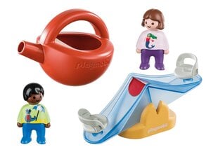 70269 PLAYMOBIL® 1.2.3 Kiik kastekannuga цена и информация | Конструкторы и кубики | kaup24.ee