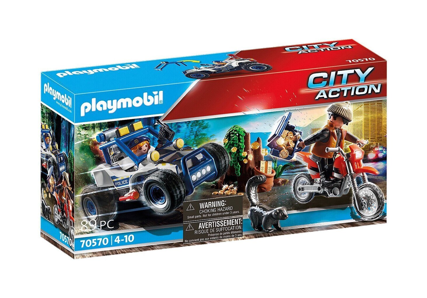 70570 PLAYMOBIL® City Action Politsei missioon maasturiga цена и информация | Klotsid ja konstruktorid | kaup24.ee