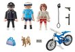 70573 PLAYMOBIL® City Action Politseinik jalgrattaga цена и информация | Klotsid ja konstruktorid | kaup24.ee