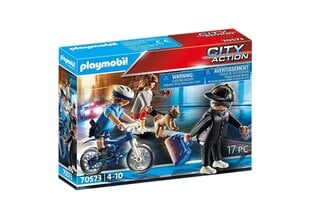 70573 PLAYMOBIL® City Action Politseinik jalgrattaga hind ja info | Klotsid ja konstruktorid | kaup24.ee