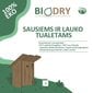 Vahend kuiv- ja välikäimlatele BioVala - BIODRY, 250 g / 5 m3 цена и информация | Mikroorganismid, bakterid | kaup24.ee