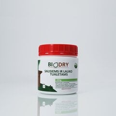 Vahend kuiv- ja välikäimlatele BioVala - BIODRY, 250 g / 5 m3 hind ja info | Mikroorganismid, bakterid | kaup24.ee