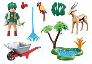 70295 PLAYMOBIL® Family Fun Loomaaia töötaja цена и информация | Конструкторы и кубики | kaup24.ee