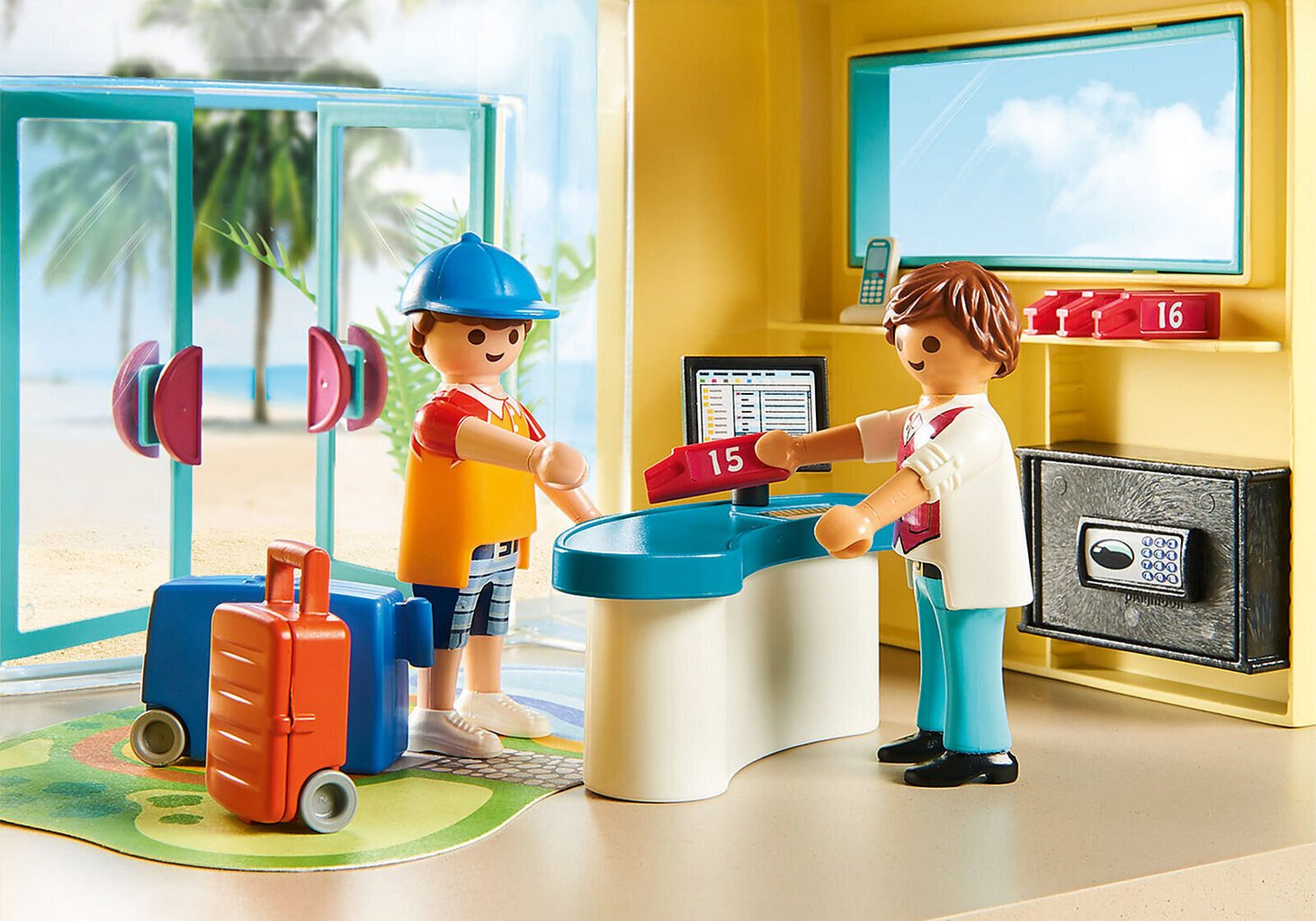 70434 PLAYMOBIL® Family Fun Playmo rannahotell цена и информация | Klotsid ja konstruktorid | kaup24.ee