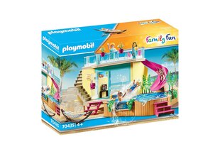 70435 PLAYMOBIL® Family Fun Basseiniga suvila цена и информация | Конструкторы и кубики | kaup24.ee