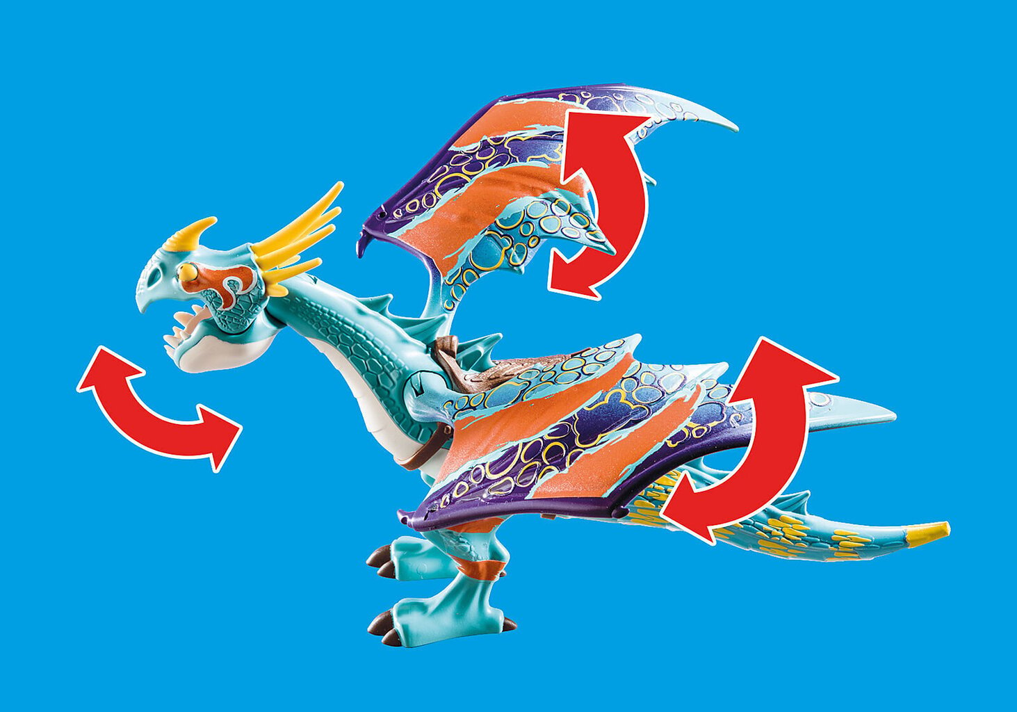 70728 PLAYMOBIL® Dragons Draakoni võistlus: Astrid ja Stormfly цена и информация | Klotsid ja konstruktorid | kaup24.ee