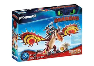 70731 PLAYMOBIL® Dragons Draakoni võistlus: Snotlout ja Hookfang hind ja info | Klotsid ja konstruktorid | kaup24.ee