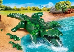 70358 PLAYMOBIL® Family Fun Alligaator pojaga hind ja info | Klotsid ja konstruktorid | kaup24.ee