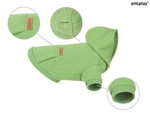 Amiplay джемпер с капюшоном Texas, XL, зеленый цена и информация | Одежда для собак | kaup24.ee