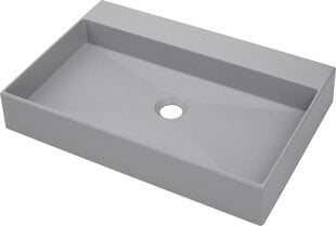 Granitinis praustuvas Deante Correo 60x40 cm, CQR_SU6S, Metallic grey цена и информация | Раковины | kaup24.ee