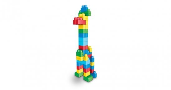 MegaBlocks Big building bag 60 klotsi, sinine hind ja info | Klotsid ja konstruktorid | kaup24.ee