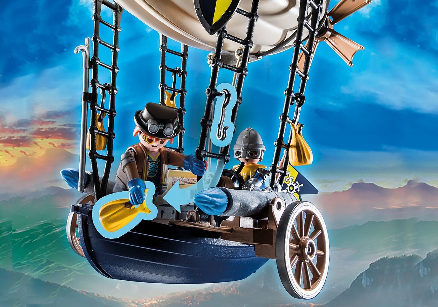 70642 PLAYMOBIL® Novelmore rüütlite õhulaev hind ja info | Klotsid ja konstruktorid | kaup24.ee