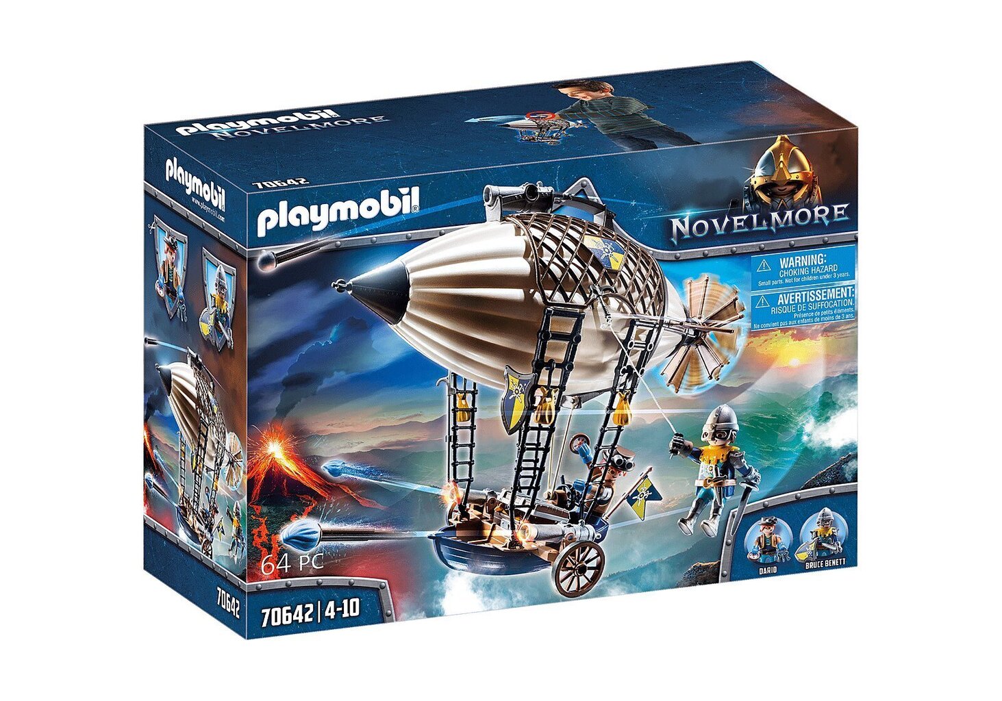 70642 PLAYMOBIL® Novelmore rüütlite õhulaev цена и информация | Klotsid ja konstruktorid | kaup24.ee