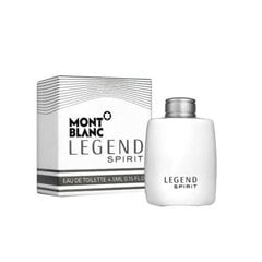 Туалетная вода Mont Blanc Legend Spirit EDT для мужчин, 4.5 мл цена и информация | Мужские духи | kaup24.ee