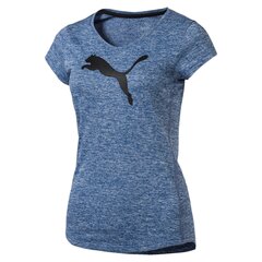 Naiste T-särk Puma Heather Cat Tee, sinine цена и информация | Спортивная одежда для женщин | kaup24.ee