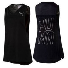 Naiste T-särk Puma SWAGGER Tank W 59074501, must цена и информация | Женские футболки | kaup24.ee