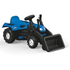 Pedaalidega pealeistutav traktor ekskavaatori kopaga Dolu, sinine hind ja info | Poiste mänguasjad | kaup24.ee