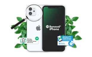 Renewd/uuendatud ® iPhone 11 64GB White hind ja info | Mobiiltelefonid | kaup24.ee