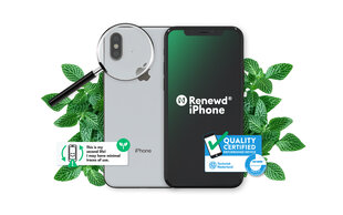 Renewd® iPhone XS 64GB Silver цена и информация | Мобильные телефоны | kaup24.ee