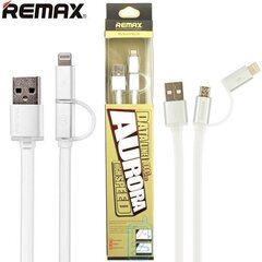 Remax 2in1 Aurora RC-020T, 1m hind ja info | Mobiiltelefonide kaablid | kaup24.ee