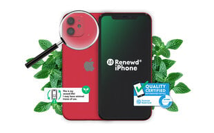 Renewd/uuendatud ® iPhone 11 64GB Red hind ja info | Mobiiltelefonid | kaup24.ee