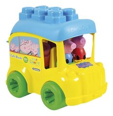 Koolibuss klotsidega Clementoni Clemmy Peppa Pig, 8 tk. hind ja info | Imikute mänguasjad | kaup24.ee