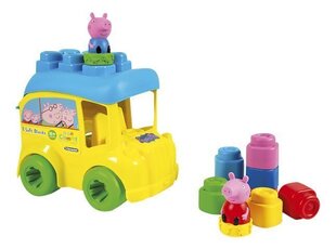 Школьный автобусик с блоками Clementoni Clemmy Peppa Pig, 8 шт. цена и информация | Игрушки для малышей | kaup24.ee