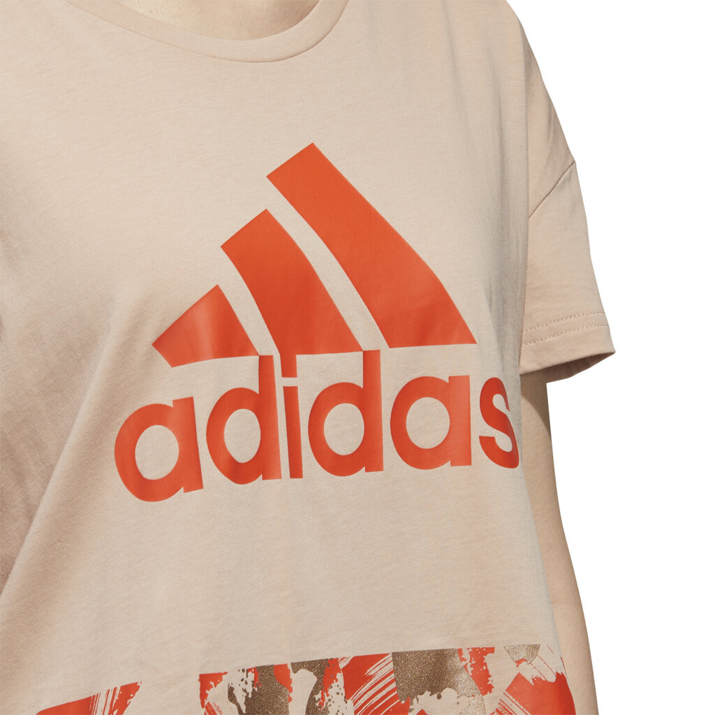 Pluus Adidas W U-4-U Cropt T Beige цена и информация | Naiste T-särgid | kaup24.ee