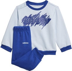 Spordidress Adidas I Lin Jogg FT Blue цена и информация | Комплекты для мальчиков | kaup24.ee