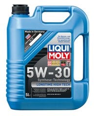 Sünteetiline mootoriõli Liqui-Moly Longtime High Tech 5W-30, 5L hind ja info | Mootoriõlid | kaup24.ee