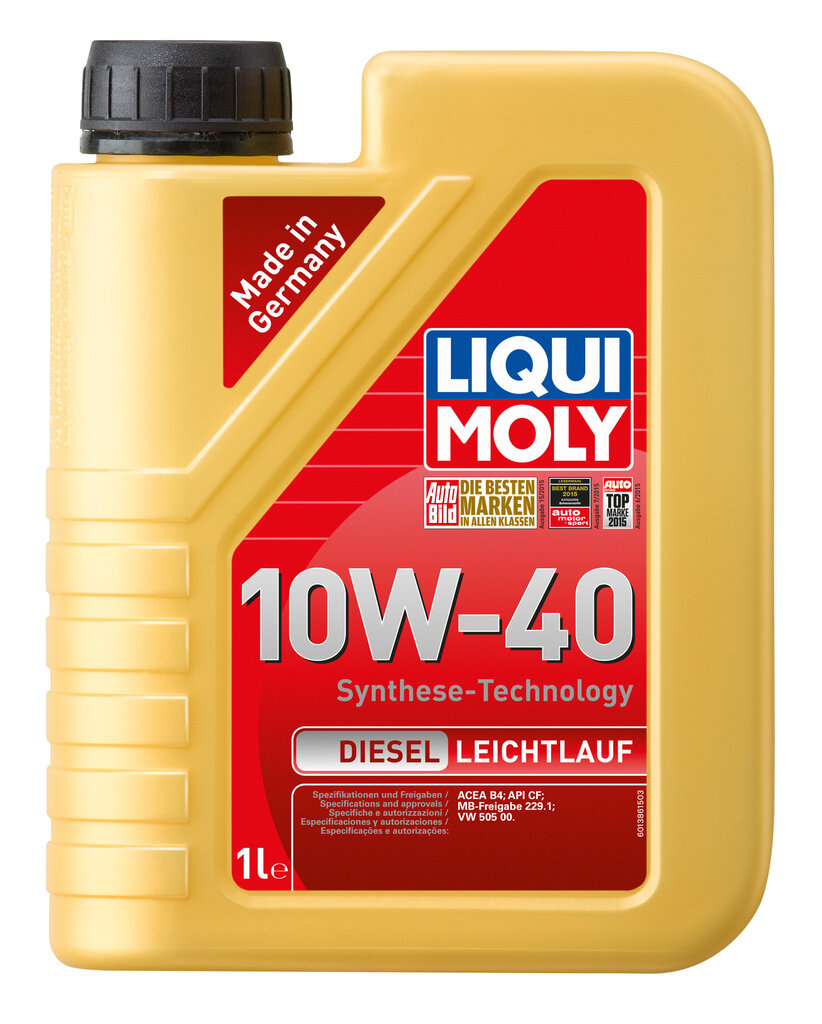 Diiselmootoriõli Liqui-Moly SAE 10W-40, 1L цена и информация | Mootoriõlid | kaup24.ee