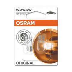 Osram лампы W3x16q 12 В 21/5 Вт (2 шт) цена и информация | Автомобильные лампочки | kaup24.ee