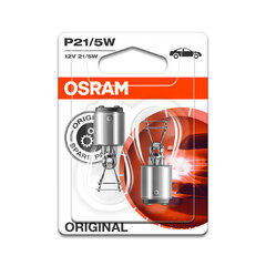 Osram лампы BAY15d 12В 21/5Вт (2шт) цена и информация | Автомобильная ксеноновая лампа D2R 6000К (Китай) | kaup24.ee