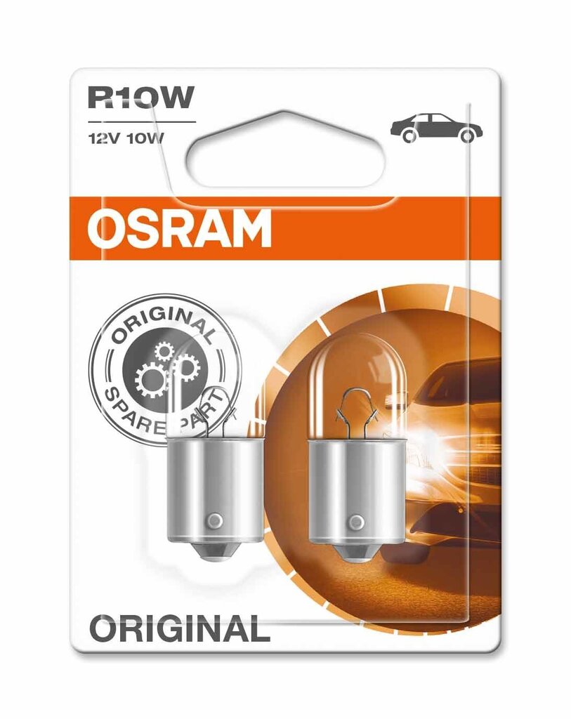 Autopirn OS5008-02B Osram OS5008-02B R10W 10W 12V (2 Tükid, osad) hind ja info | Autopirnid | kaup24.ee