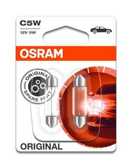 Autopirn OS6418-02B Osram OS6418-02B C5W 12V 5W цена и информация | Автомобильные лампочки | kaup24.ee