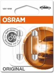 Автомобильная лампа OS6411-02B Osram OS6411-02B C10W 12V 10W цена и информация | Автомобильные лампочки | kaup24.ee