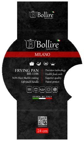 Pann Bollire Milano, 24 cm цена и информация | Pannid | kaup24.ee
