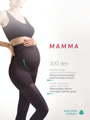 Женские колготки Mamma 100, черные цена и информация | Колготки | kaup24.ee