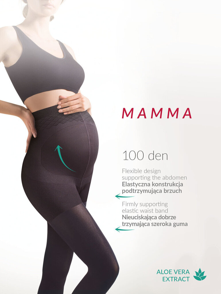 Naiste sukkpüksid Mamma 100den, mustad цена и информация | Sukkpüksid | kaup24.ee