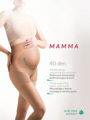 Женские колготки Mamma 40, черные цена и информация | Kолготки | kaup24.ee