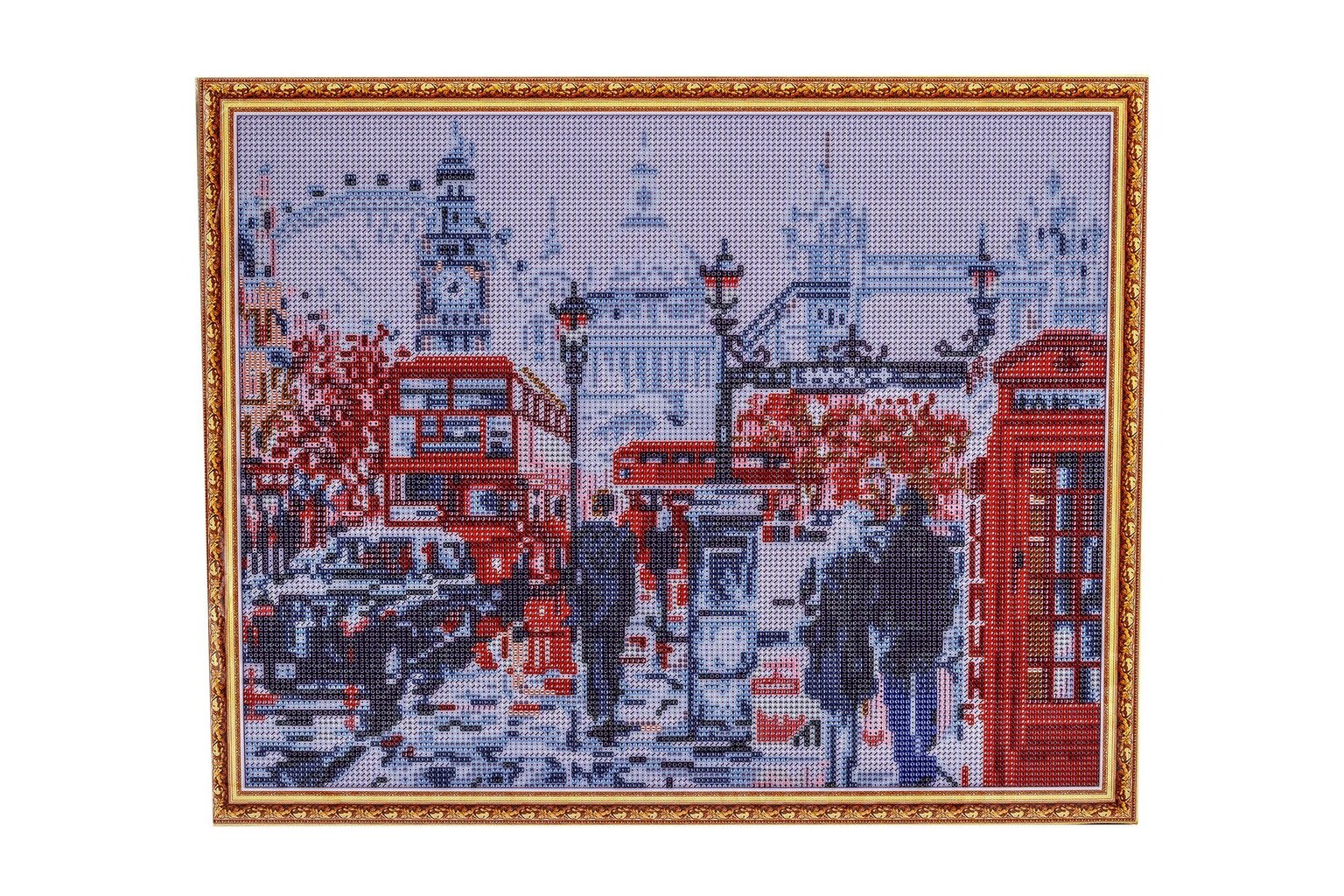 Teemantmosaiigi komplekt Londoni tänav, 40x50 cm hind ja info | Teemantmaalid, teemanttikandid | kaup24.ee