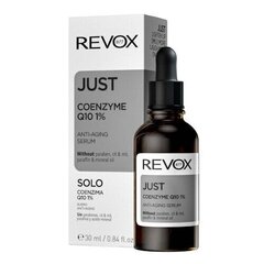 Kortsudevastane näoseerum Revox Just Coenzyme Q10 Anti-Aging 30 ml цена и информация | Сыворотки для лица, масла | kaup24.ee