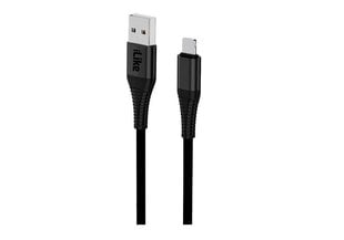 iLike ICT01 Прочный TPE USB на USB-C (Type-C) быстрый  3.1A Кабель данных и заряда Cable 1m Черный цена и информация | Кабели для телефонов | kaup24.ee