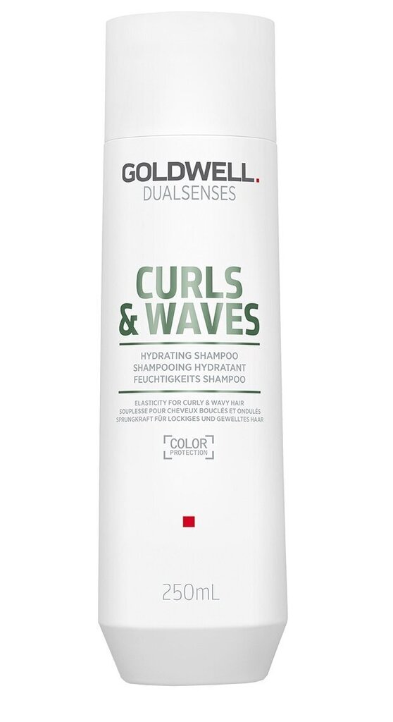 Niisutav šampoon lokkis ja lainelistele juustele Goldwell Dualsenses Curls & Waves, 250 ml hind ja info | Šampoonid | kaup24.ee