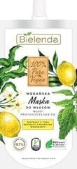 Volüümi andev mask rasustele ja peadligi hoidvatele juustele Bielenda 100% Pure Vegan, 125 ml цена и информация | Маски, масла, сыворотки | kaup24.ee