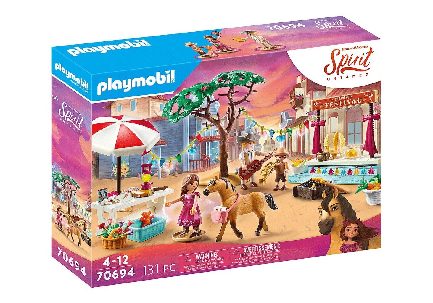 70694 PLAYMOBIL® Dreamworks Spirit Miradero festival hind ja info | Klotsid ja konstruktorid | kaup24.ee