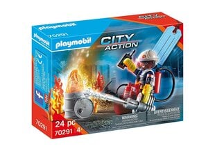 70291 PLAYMOBIL® City Action Tuletõrjuja koos varustusega цена и информация | Конструкторы и кубики | kaup24.ee