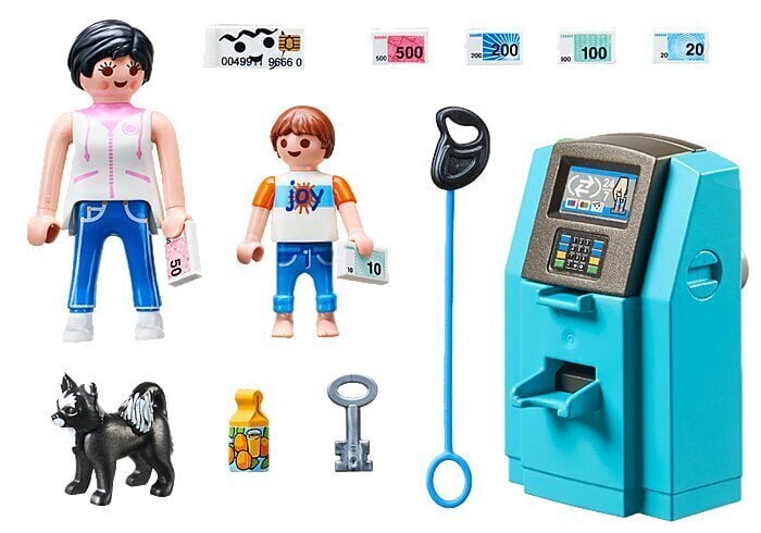 70439 PLAYMOBIL® Family Fun Turisti sularahaautomaat hind ja info | Klotsid ja konstruktorid | kaup24.ee